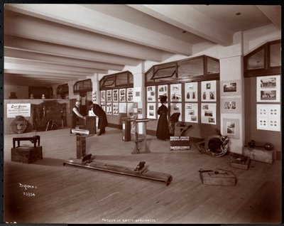 Exhibición del Museo de Aparatos de Seguridad del Instituto Americano de Servicio Social, Nueva York, 1907 de Byron Company
